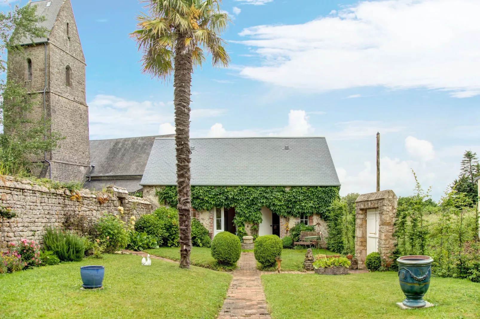 Vakantiehuis in Houtteville met tuin