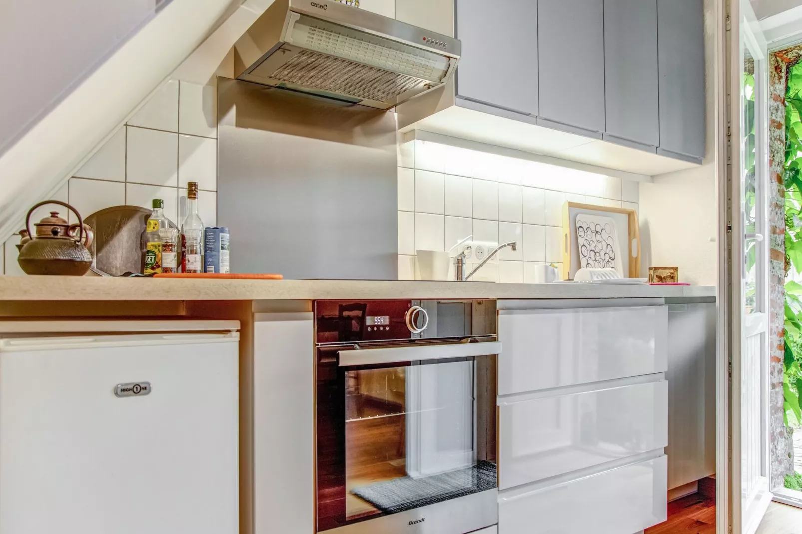 Vakantiehuis in Houtteville met tuin-Keuken