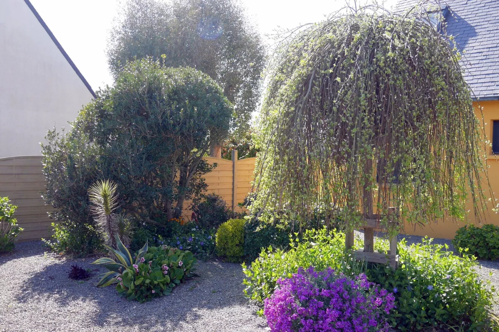 Ferienhaus mit Jacuzzi in Guisseny-Tuinen zomer