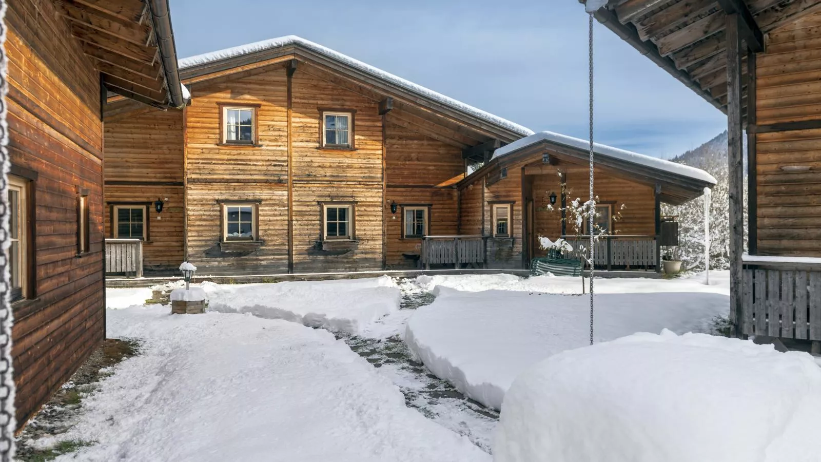 Urige Doppelhaushälfte 15 und 16-Exterieur winter