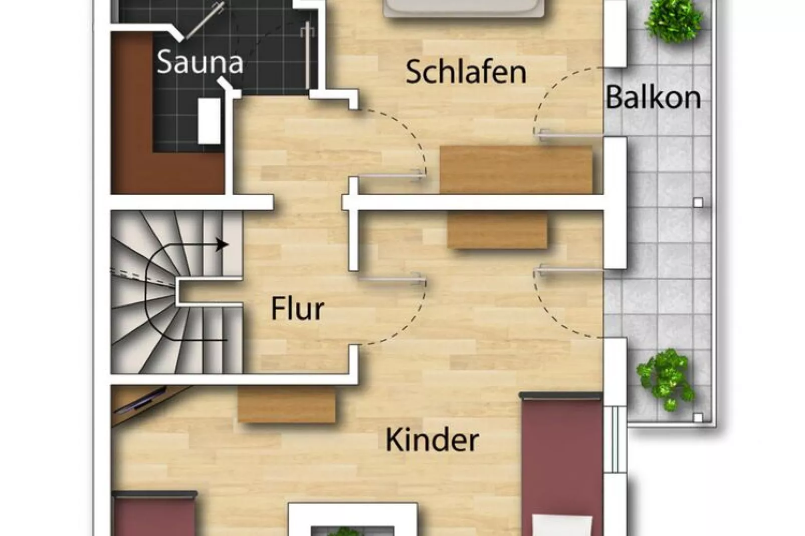 DHH Strandhaus II rechts-Plattegrond