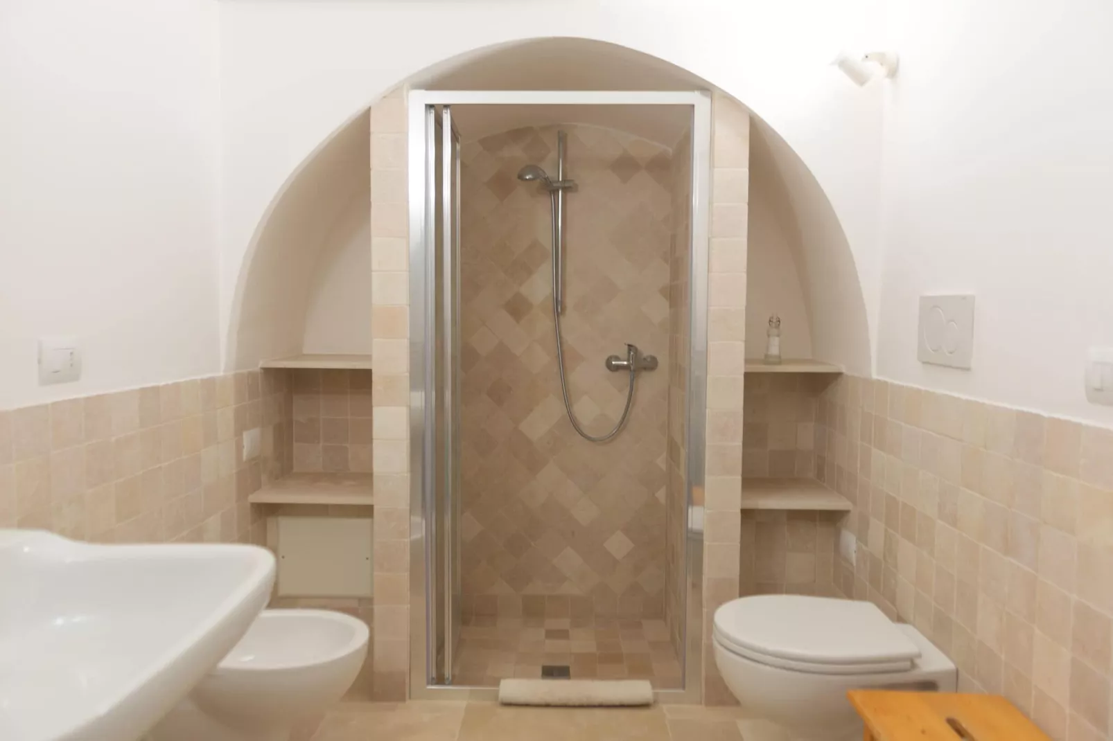 Trulli Tre Corbezzoli - Ostuni-Badkamer