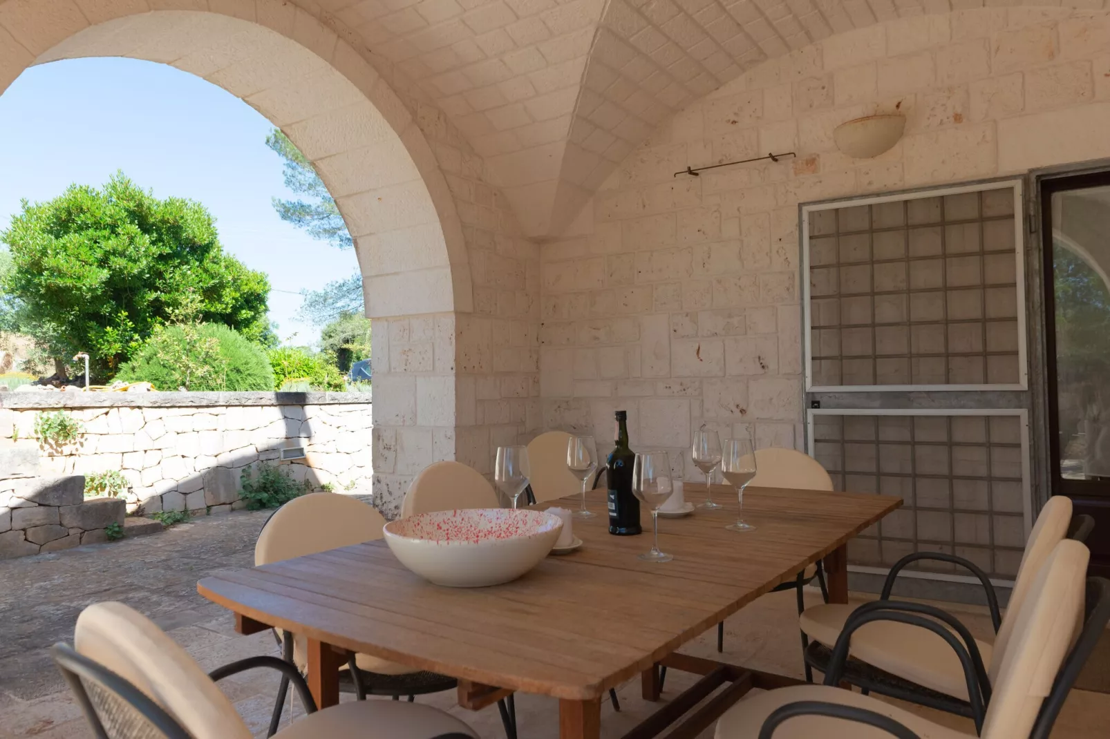 Trulli tre corbezzoli - Ostuni-Terrasbalkon