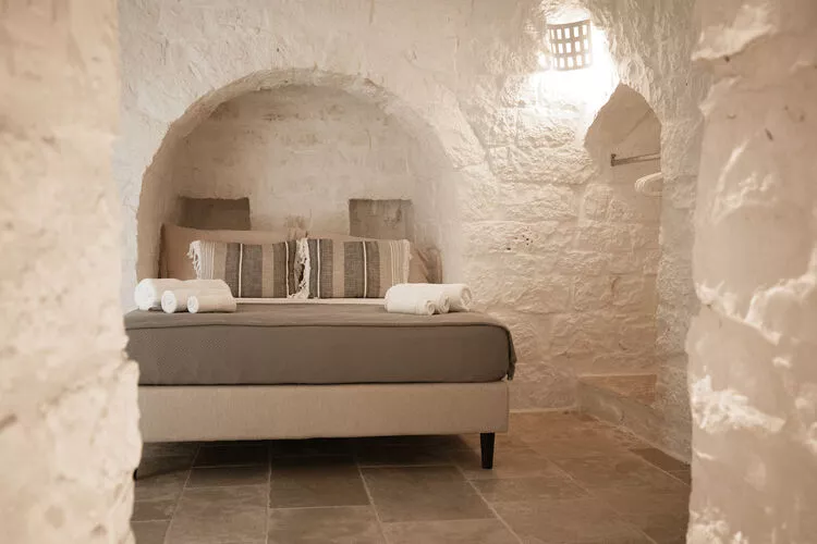 Trulli Petralux in Valle d'Itria-Slaapkamer