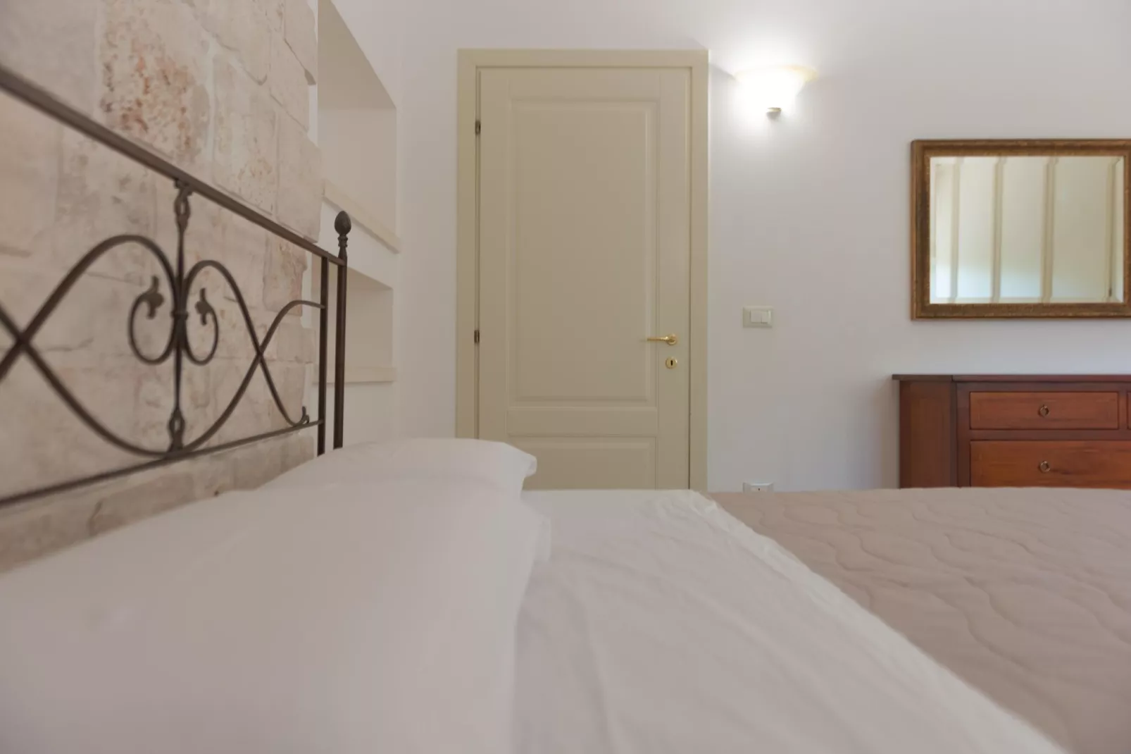 Trullo Terra di mezzo in Martina Franca-Slaapkamer