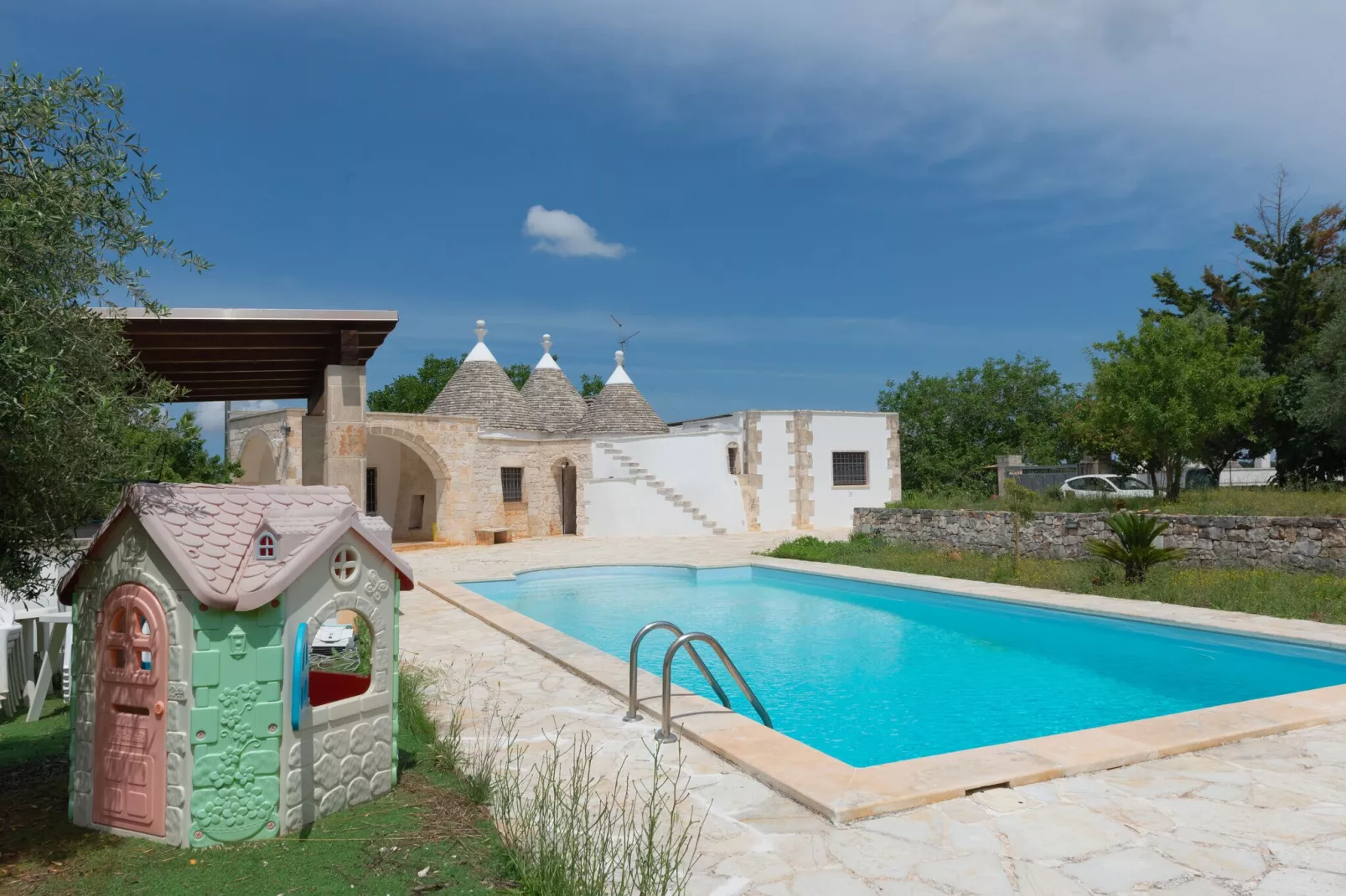 Trullo Terra di mezzo in Martina Franca-Zwembad