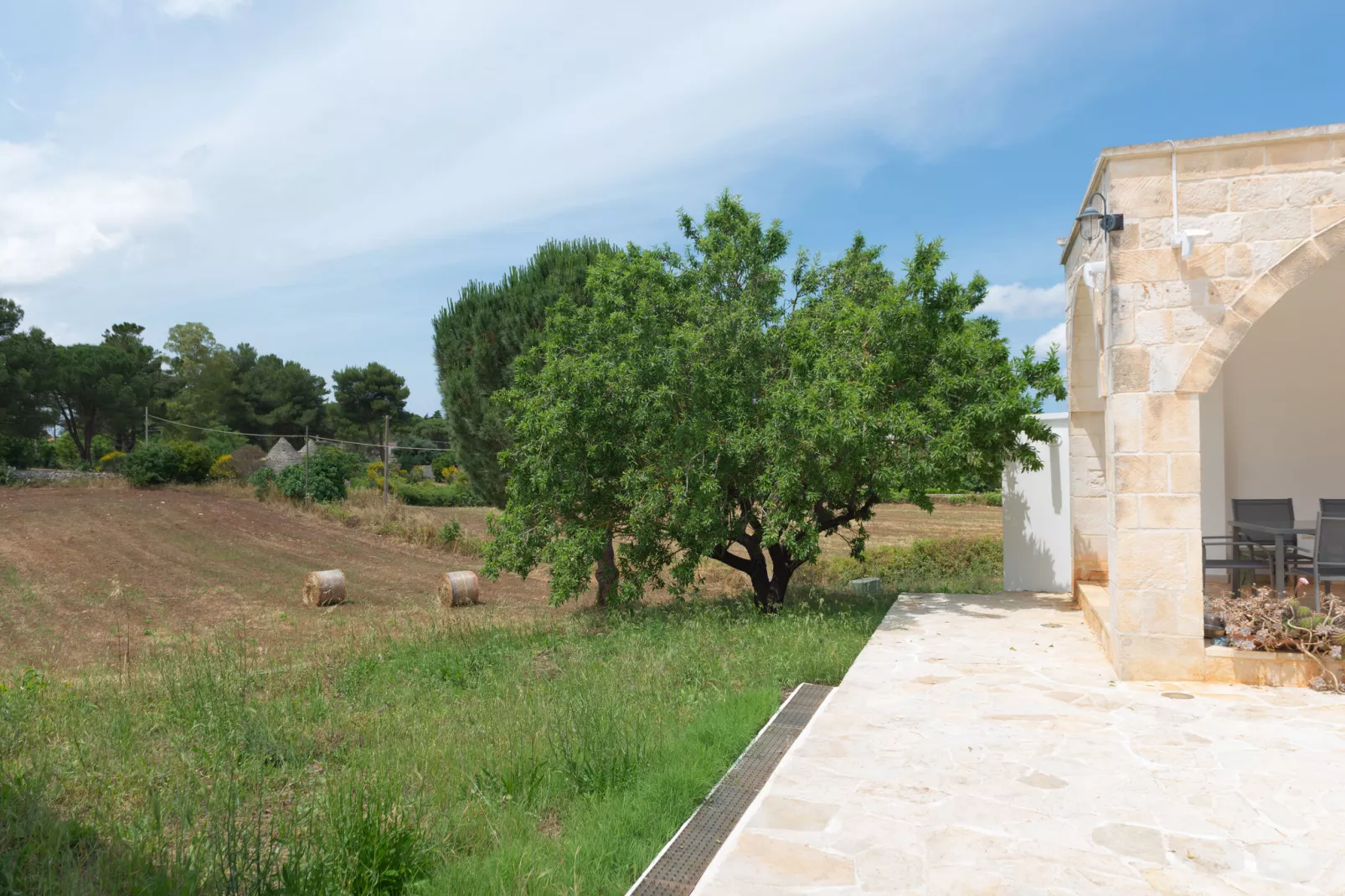 Trullo Terra di mezzo in Martina Franca-Tuinen zomer