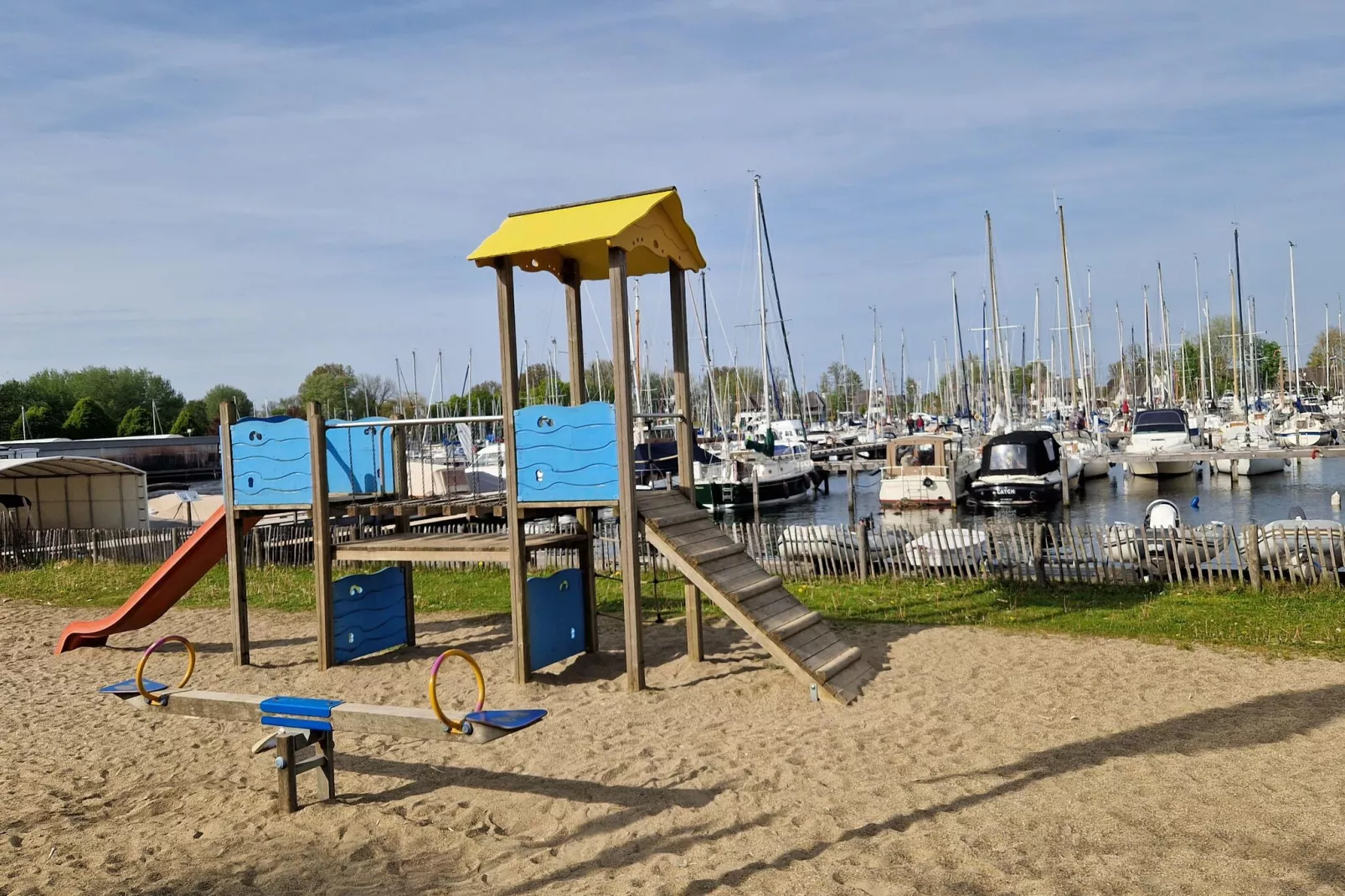 Havenlodges Naarden 1-Gebieden zomer 1km