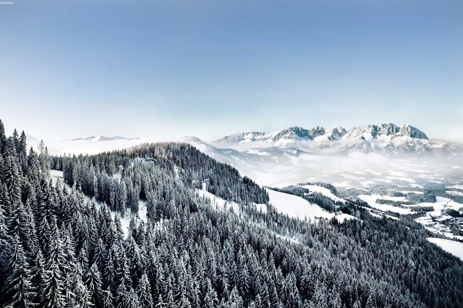 Hahnenkamm-Gebied winter 5km