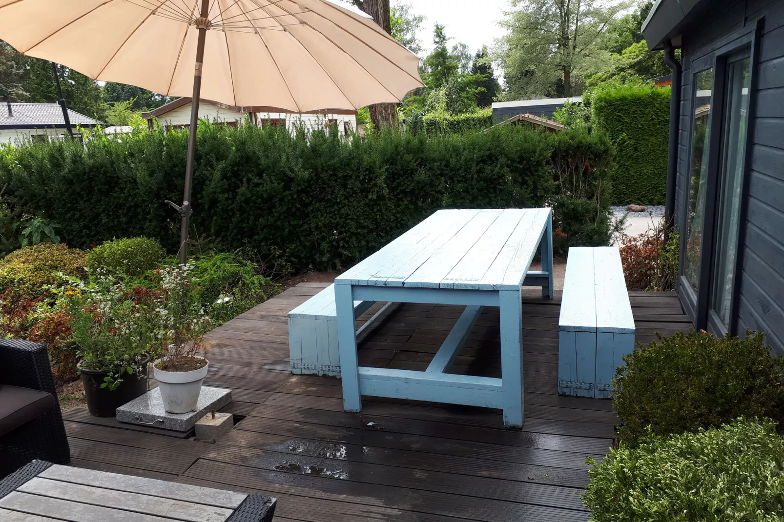 Chalet De Vier Jaargetijden 74-Tuinen zomer