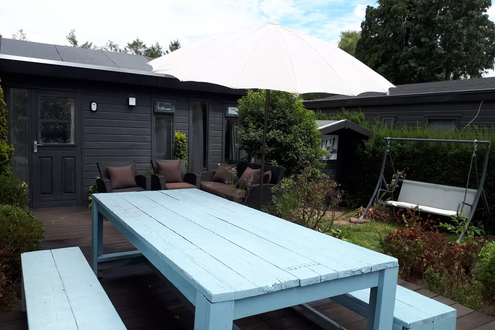 Chalet De Vier Jaargetijden 74-Tuinen zomer