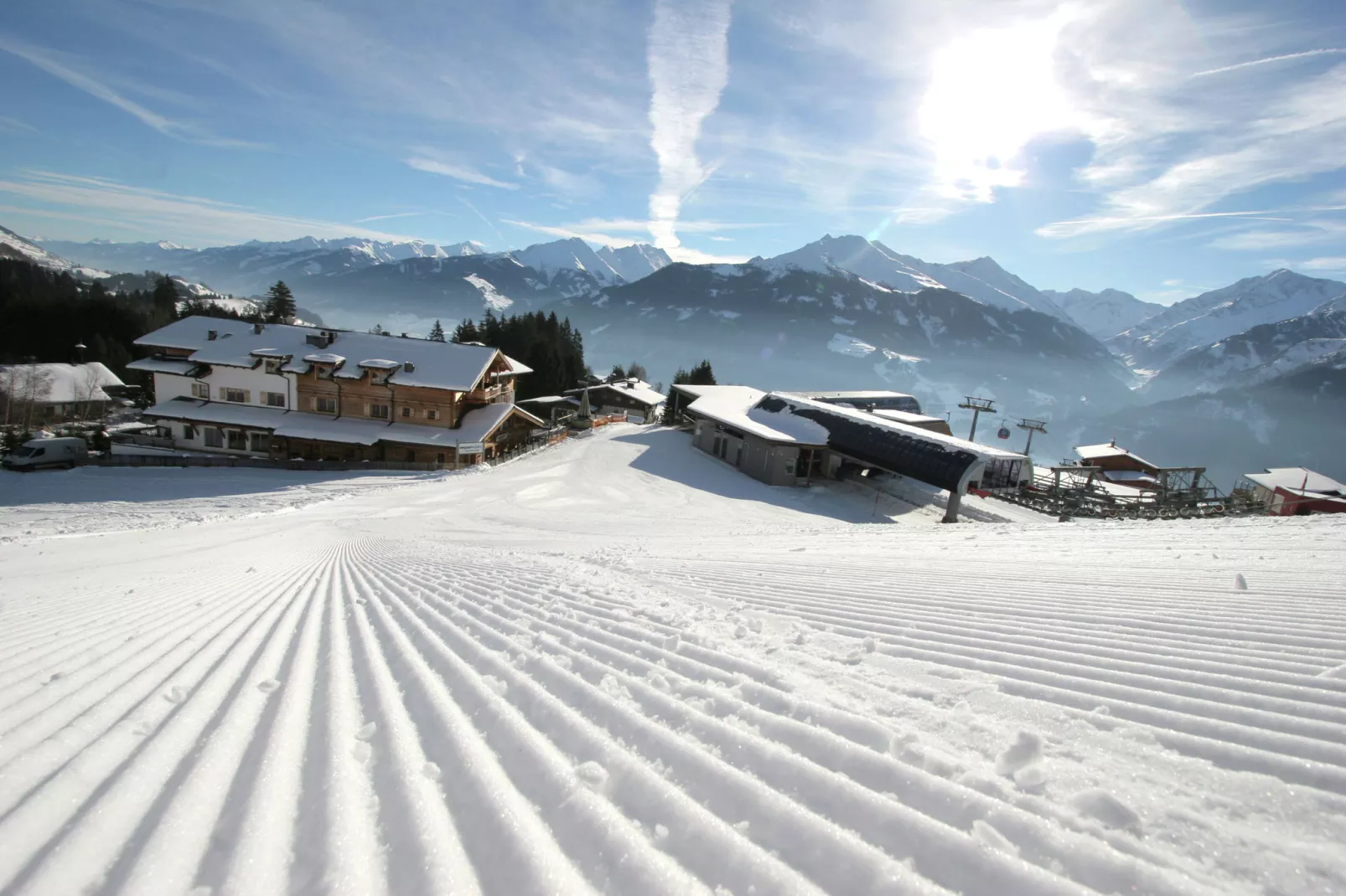 Panorama Chalet 5-Gebied winter 1km