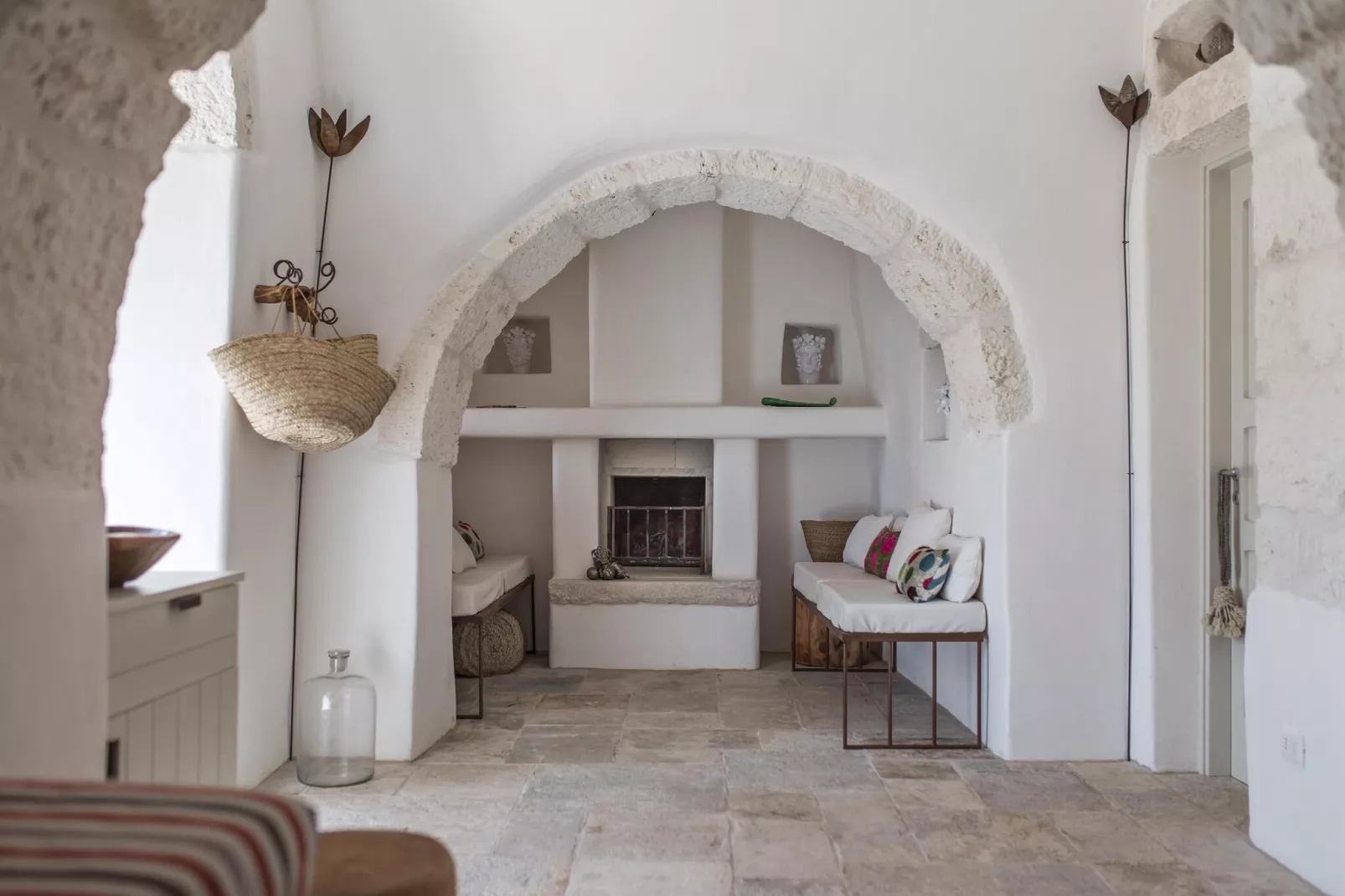 Luxury Trullo Termetrio in Cisternino-Woonkamer