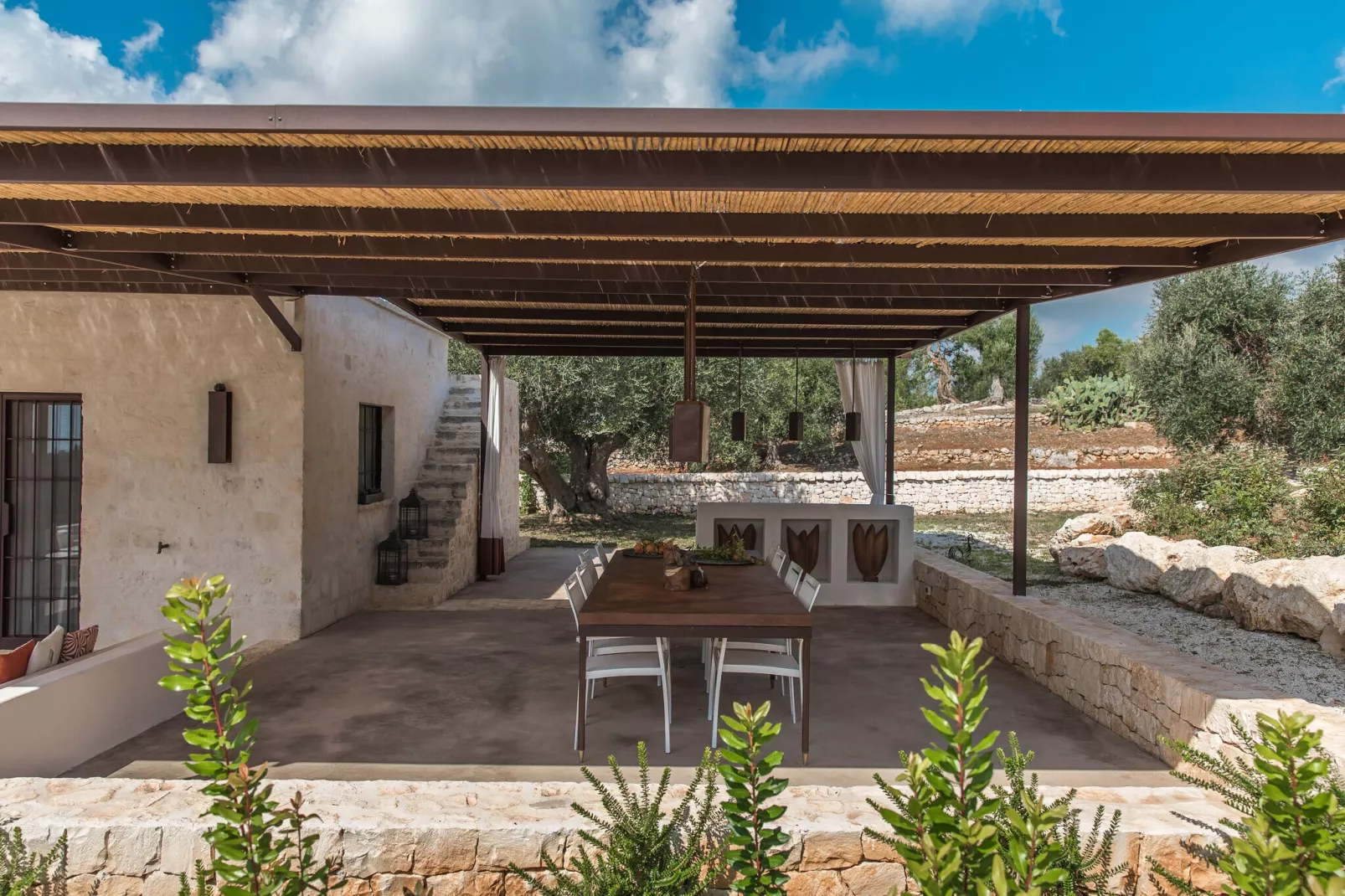 Luxury Trullo Termetrio in Cisternino-Terrasbalkon