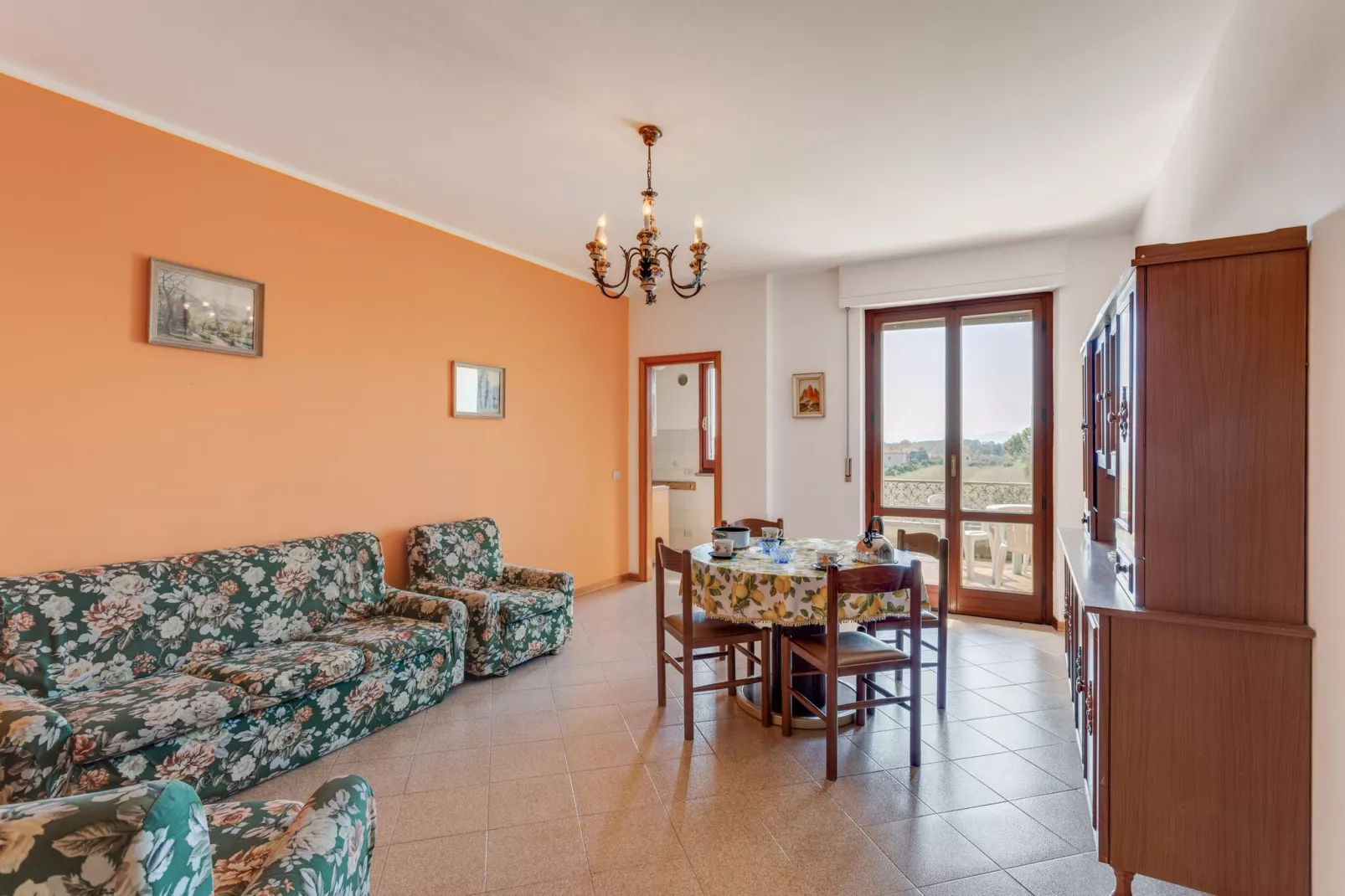 Casa Tommaso - trilo 1 P - 6 pax-Woonkamer