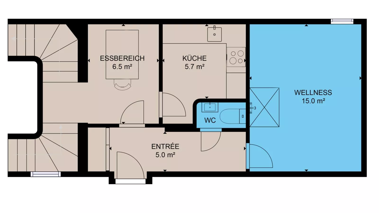 Bergliebe-Plattegrond