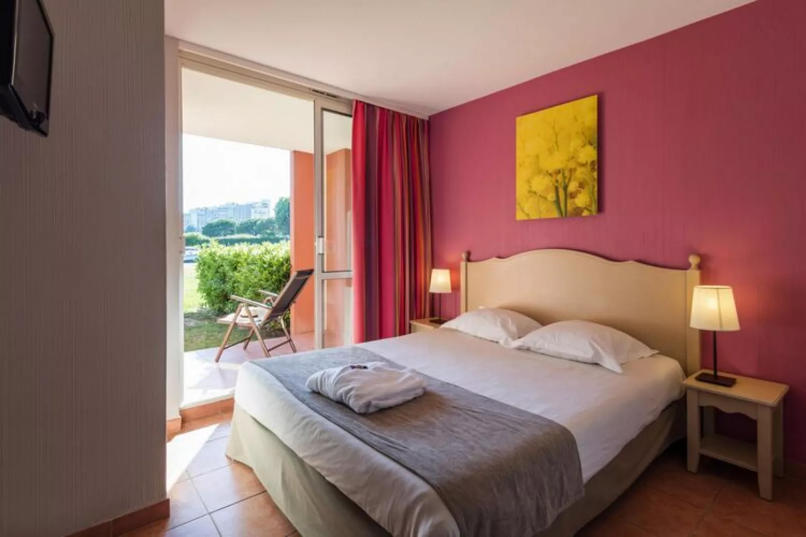 Residence Les Rives de Cannes Mandelieu Mandelieu-la-Napoule 36 Standard - Apt 6 p - 2 bedrooms-Slaapkamer