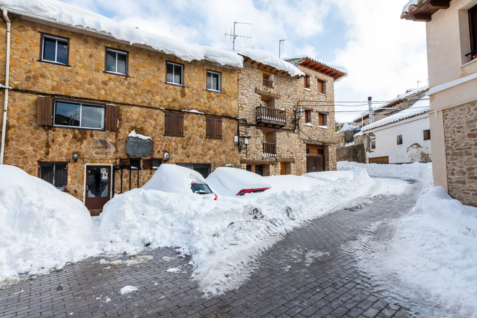 Apartamentos Rurales Sierra de Gudar-Exterieur winter
