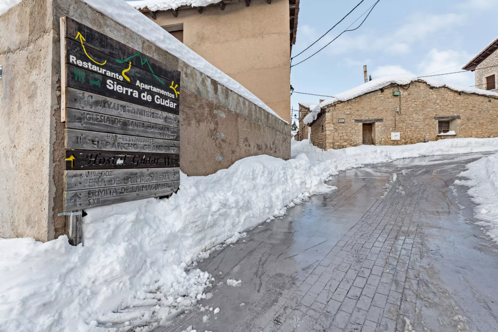 Apartamentos Rurales Sierra de Gudar-Gebied winter 1km