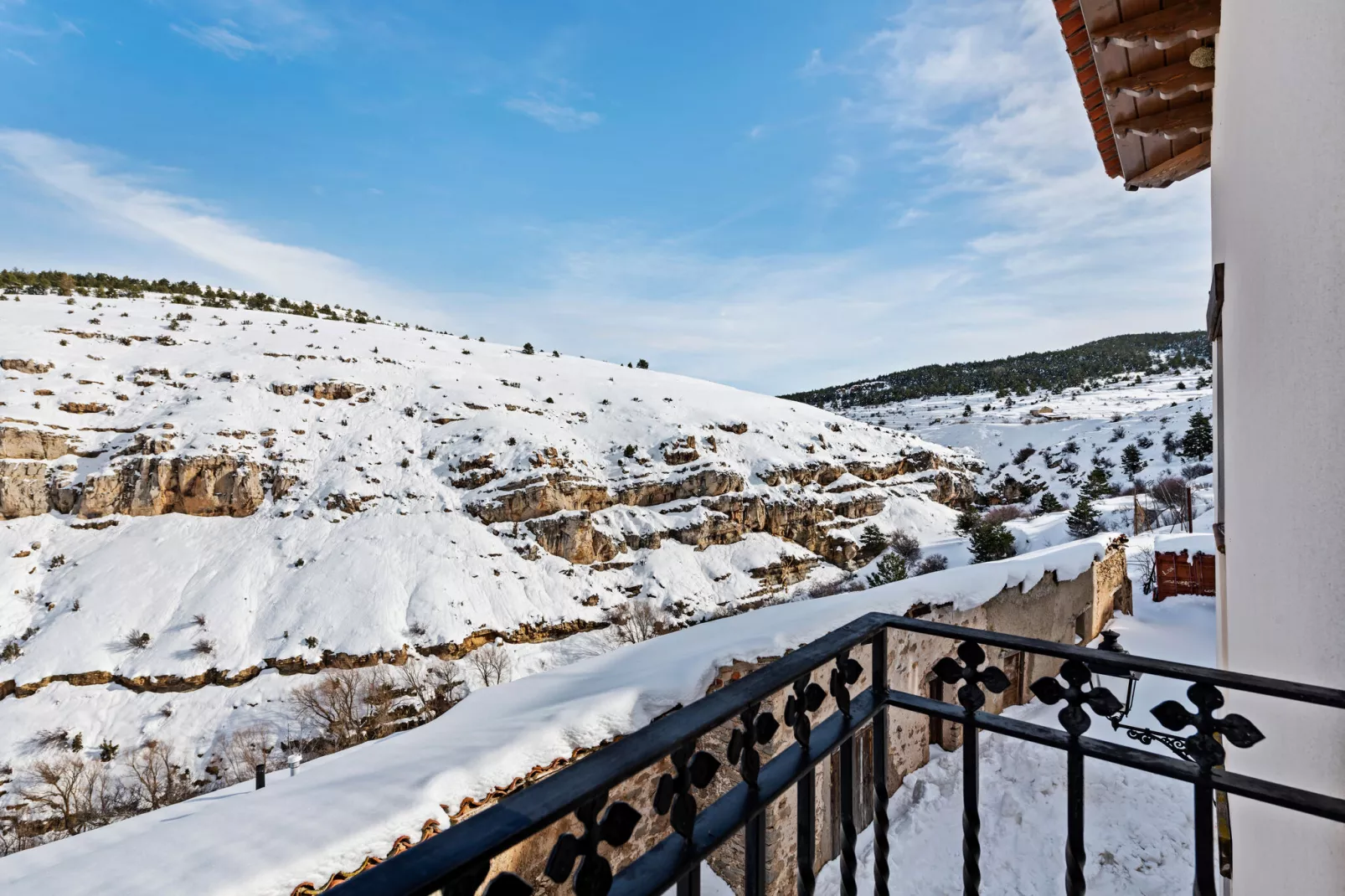 Apartamentos Rurales Sierra de Gudar-Uitzicht winter