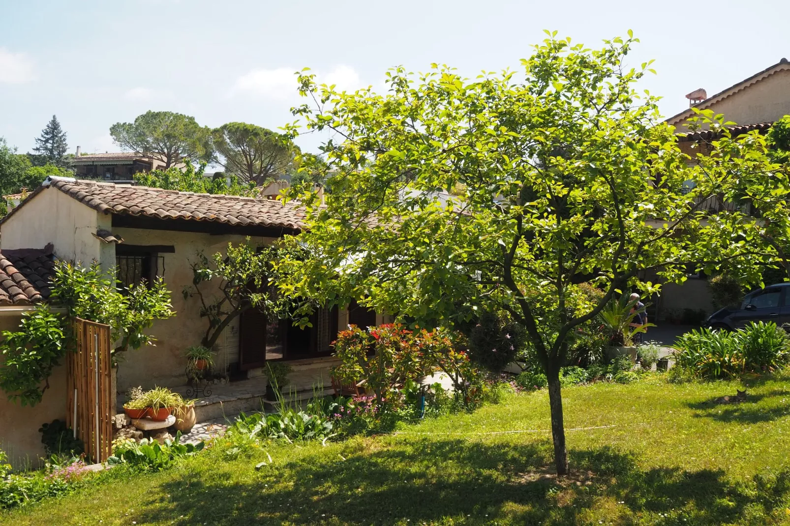 Ferienhaus in Cagnes-sur-Mer-Buitenkant zomer