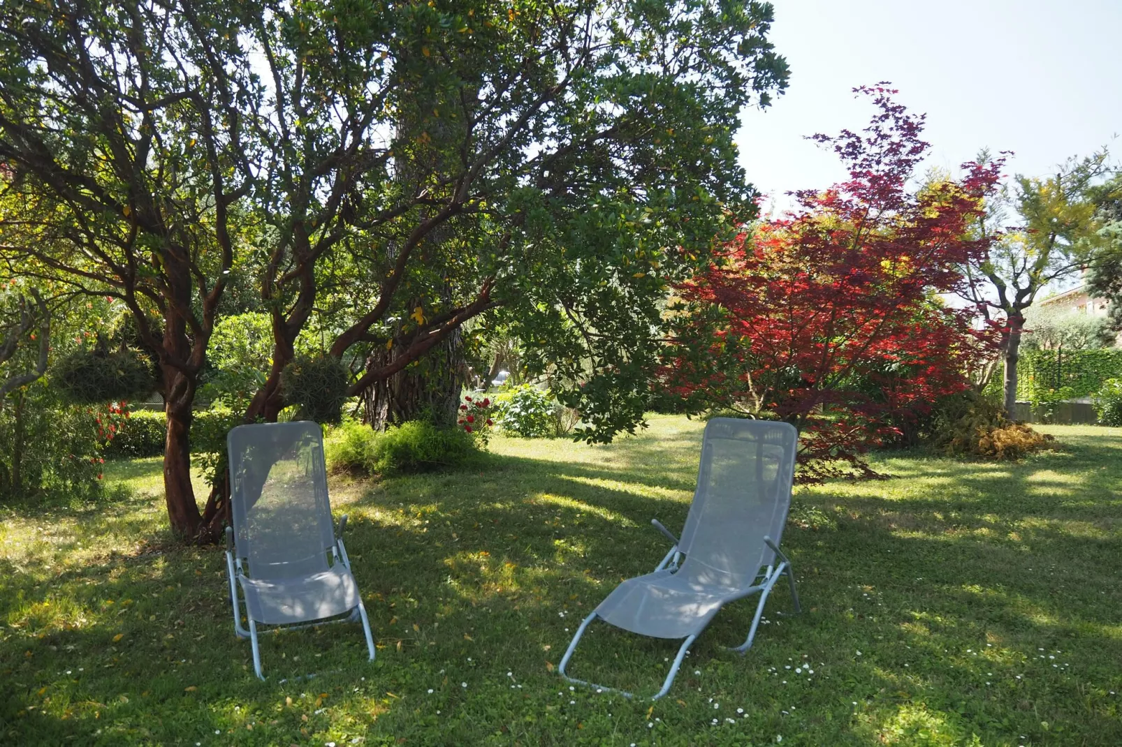 Ferienhaus in Cagnes-sur-Mer-Tuinen zomer