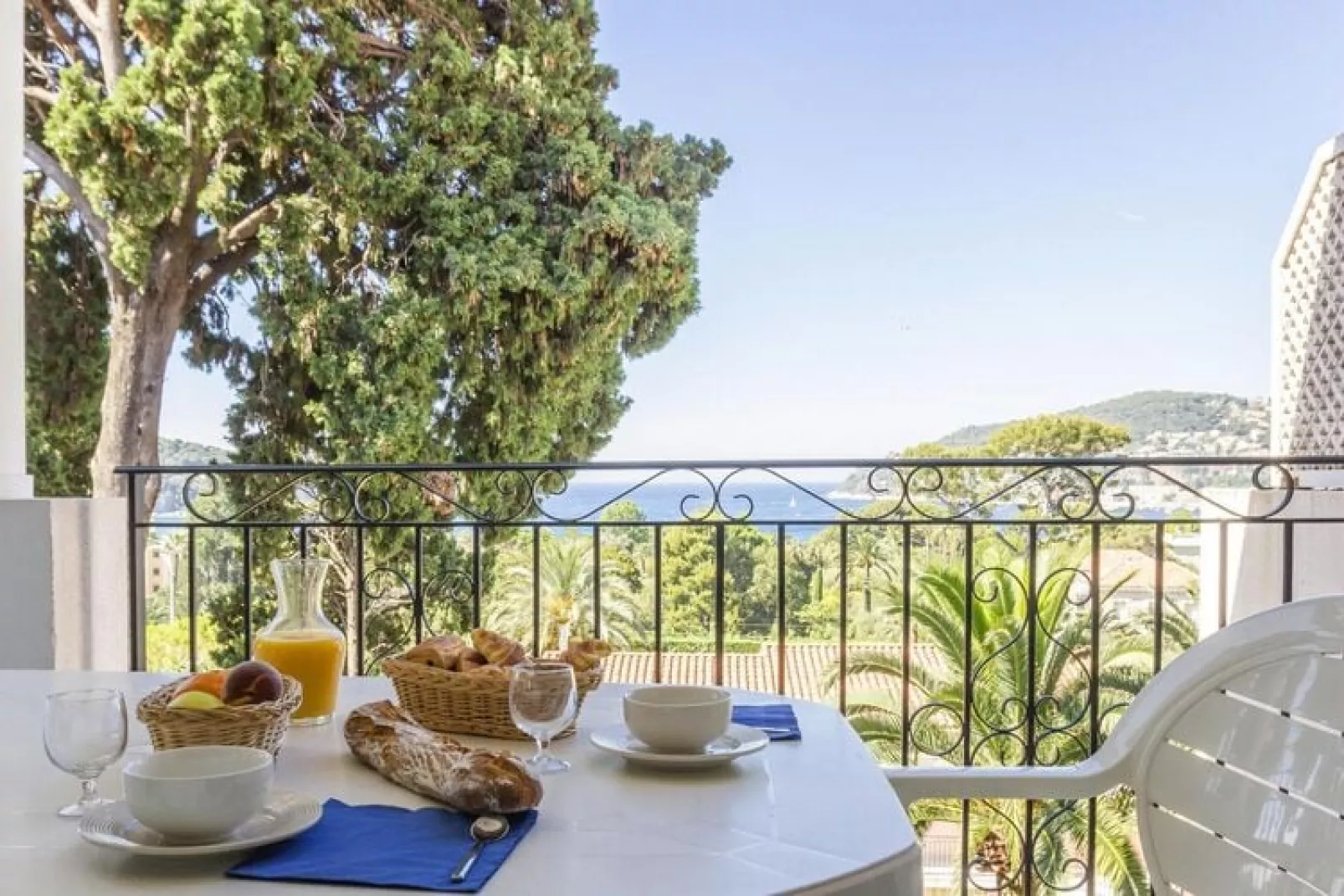 Residence L'Ange Gardien Villefranche-sur-Mer - 25  appartement 4 pers - 1 chambre - terrasse ou balcon - climatisé-Terras