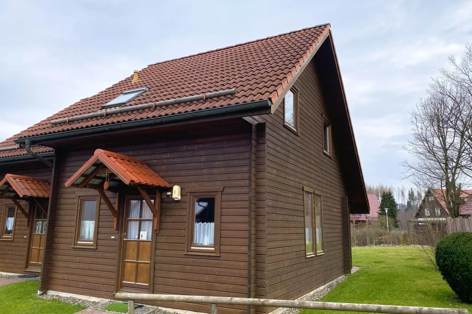 Ferienhaus in Hasselfelde - Haus 8 Blauvogel-Buitenkant zomer