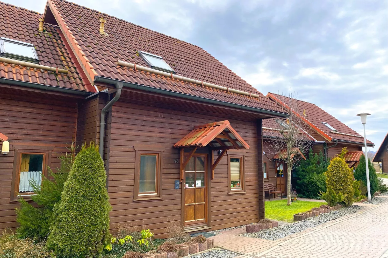 Ferienhaus in Hasselfelde - Haus 46 Blauvogel-Buitenkant zomer