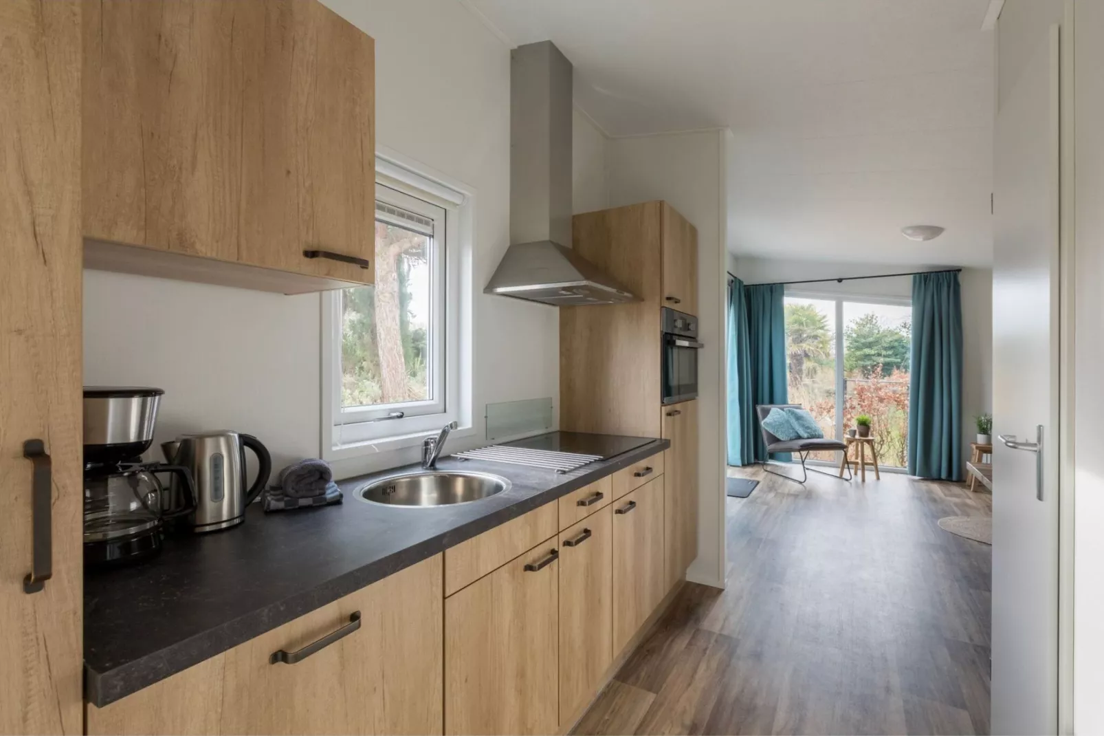 Fort den Haak - Chalet 1 t/m 10 huisdiervrij-Keuken
