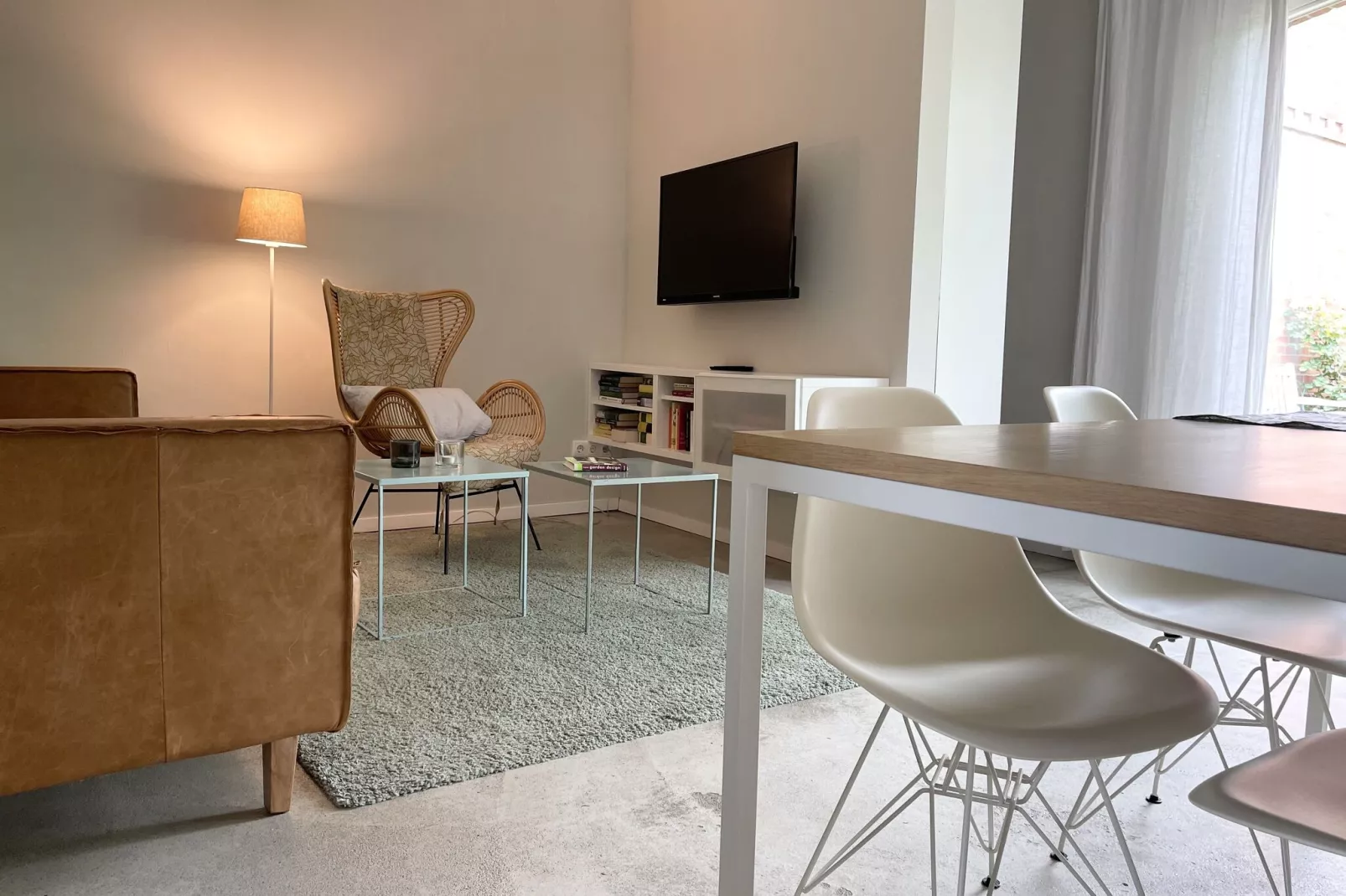 Moderne Ferienwohnung 3-Eetkamer