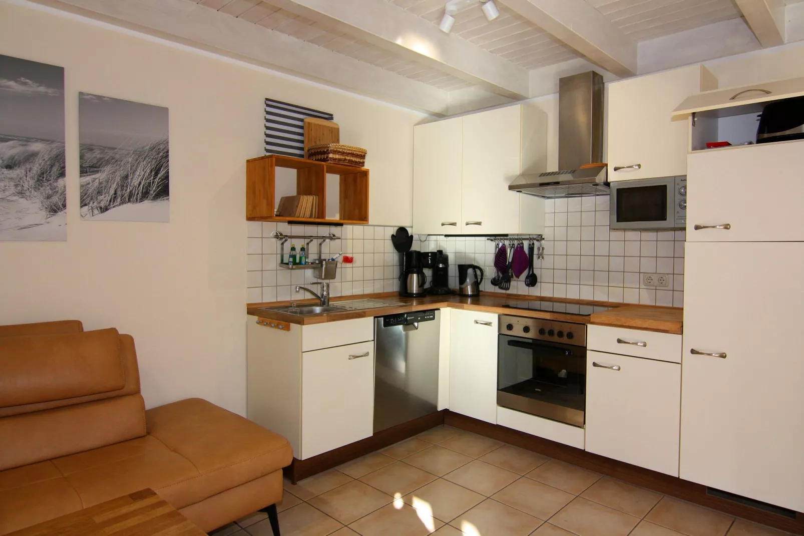 DHH Strandhaus links-Keuken