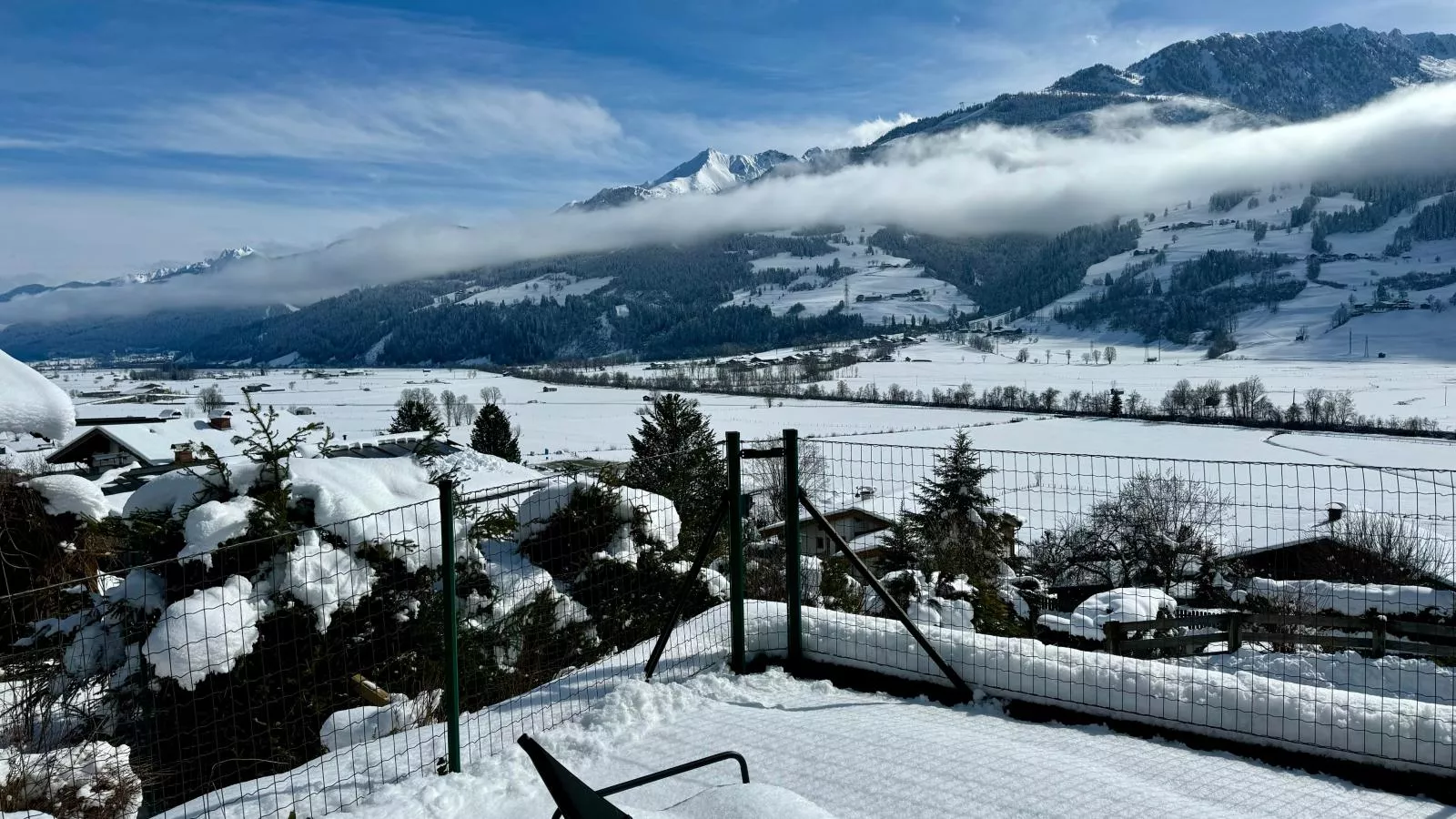 Chalet Erlebnishaus II-Uitzicht winter