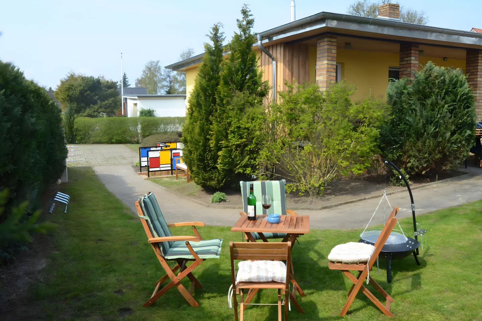 Inselhaus Vincent auf der Insel Poel-Tuinen zomer