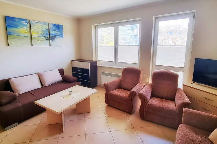 Apartament w Miedzyzdrojach "Morskie Oko" A-Woonkamer
