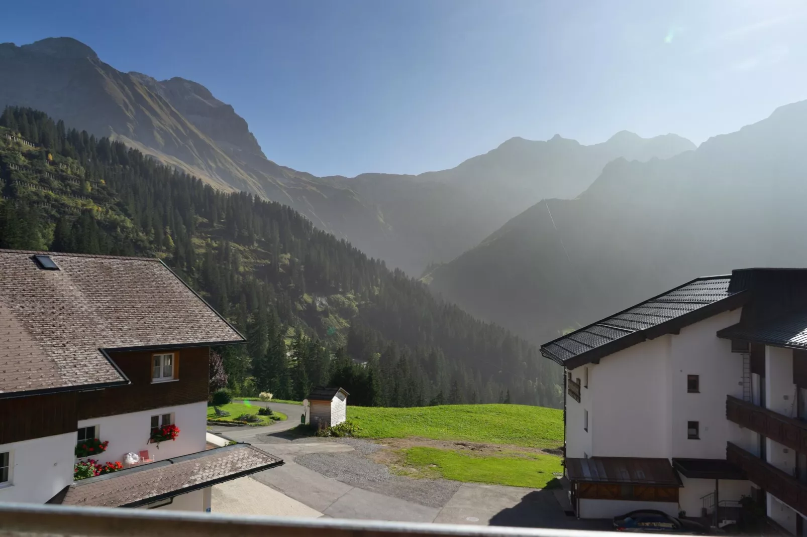 Heimat 1495 Arlberg-Uitzicht zomer