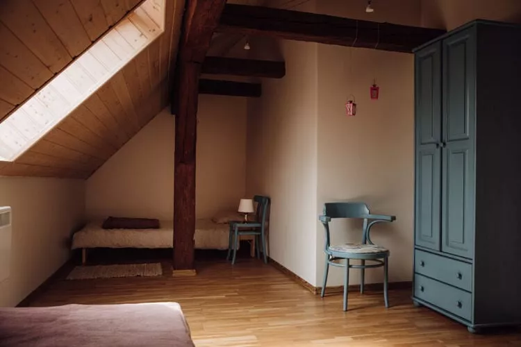 Apartament Niebieski Gronowo-Slaapkamer