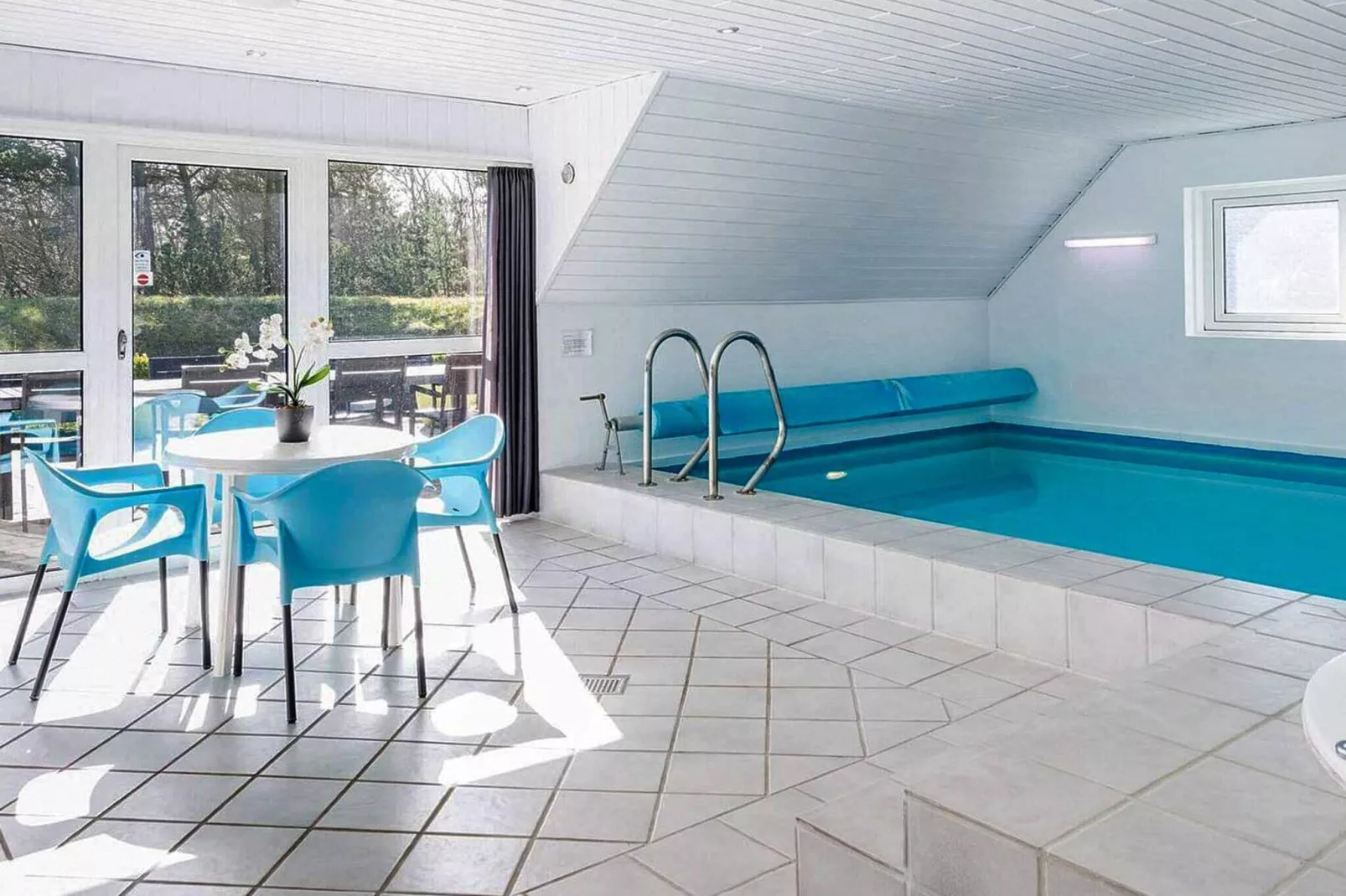 5 sterren vakantie huis in Blåvand-Zwembad
