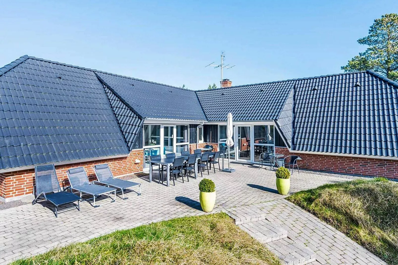 5 sterren vakantie huis in Blåvand-Uitzicht