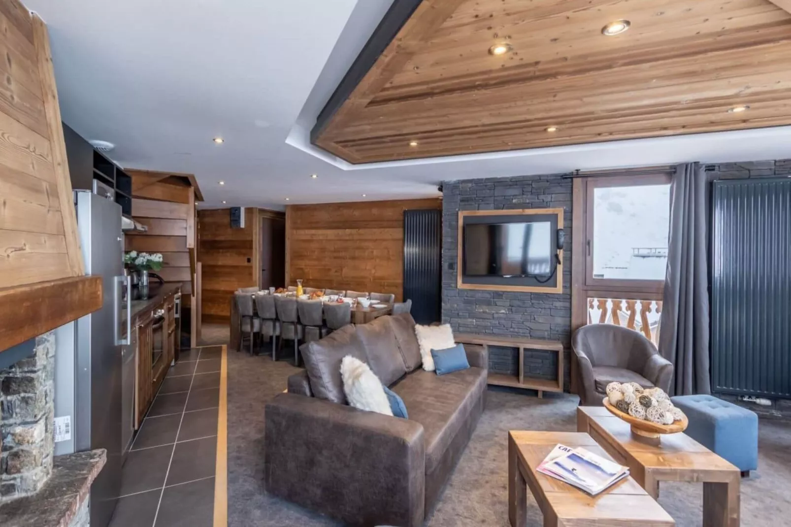 Chalet Altitude Val Thorens 7-Woonkamer