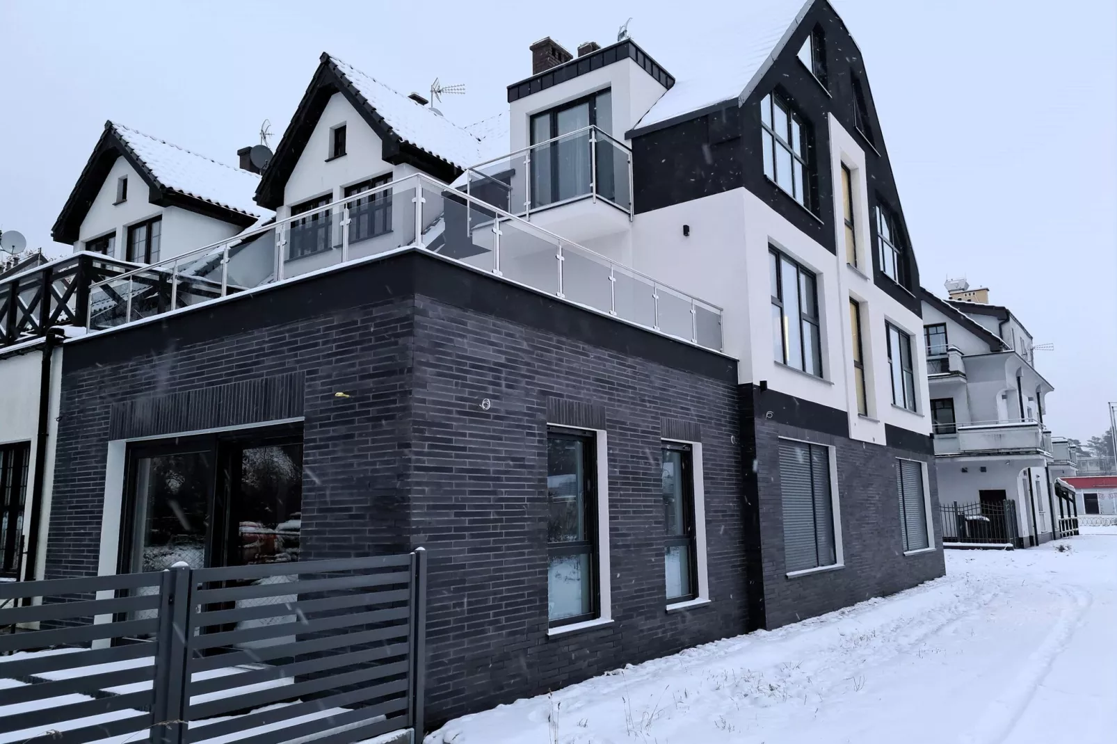 Apartament na 1 piętrze-Exterieur winter