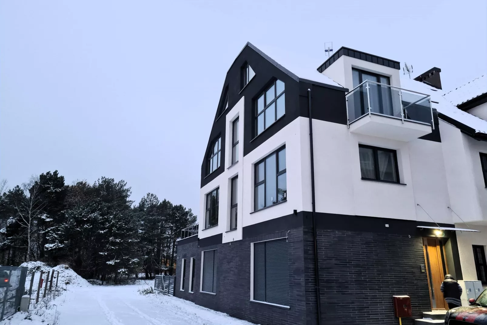 Apartament na 1 piętrze-Exterieur winter