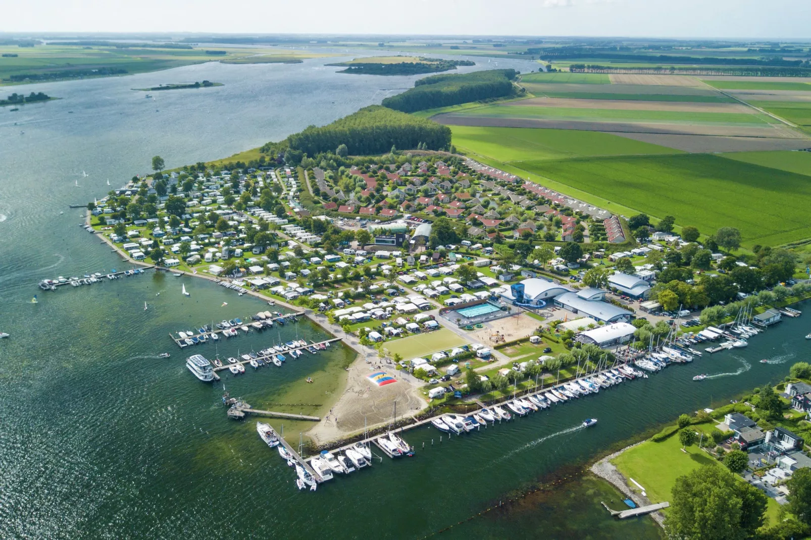 Villapark de Paardekreek 3-Gebieden zomer 1km