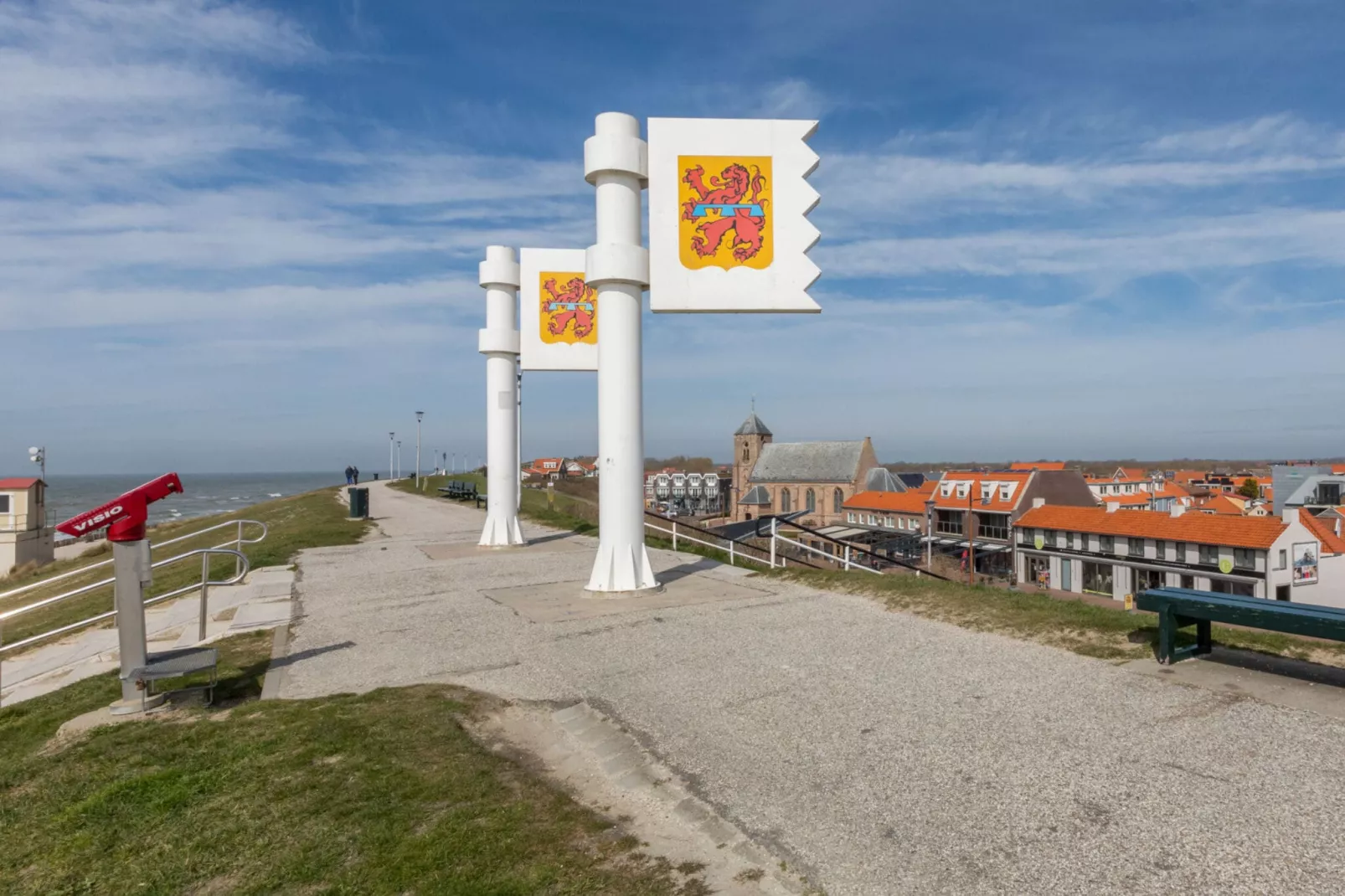 Zoutelande 'Kurhaus appartement nr 1-Gebieden zomer 1km