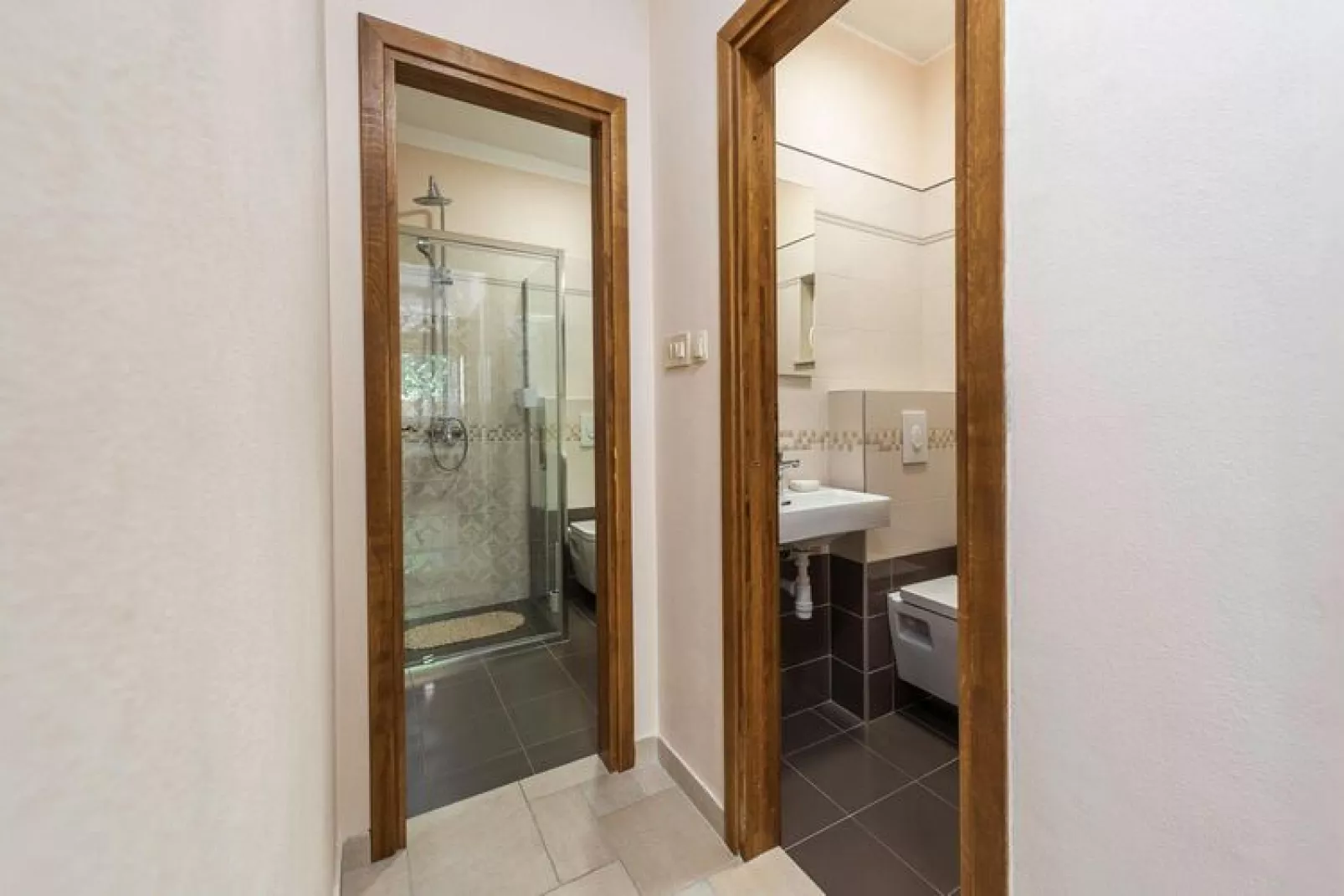 Holiday home Petrcane-SD107/A01/Marijanka for 6 Pers-Badkamer