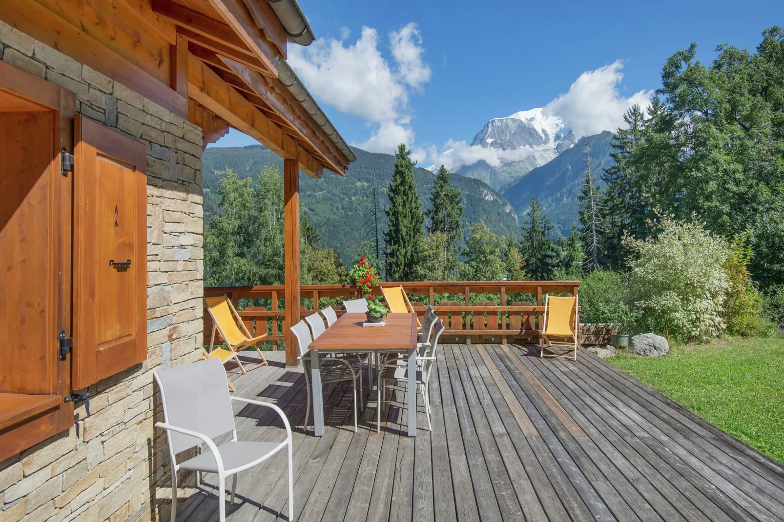 Le Mont Blanc - Les Traces-Terrasbalkon