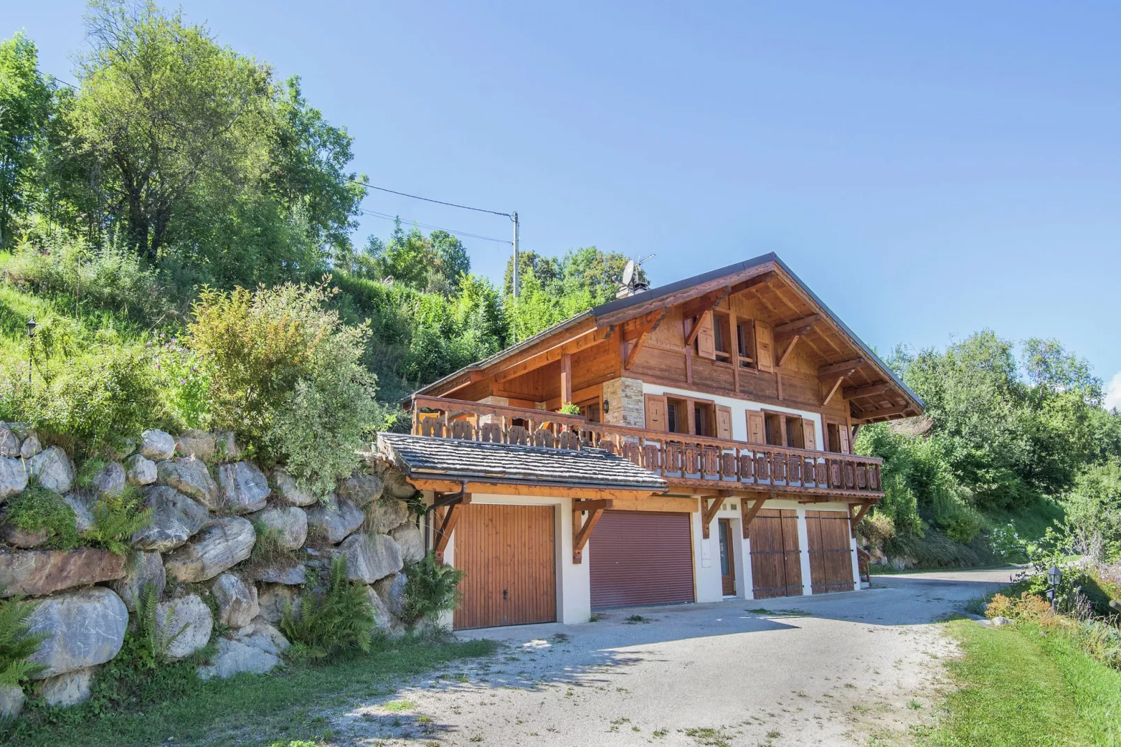 Le Mont Blanc - Les Traces-Buitenkant zomer