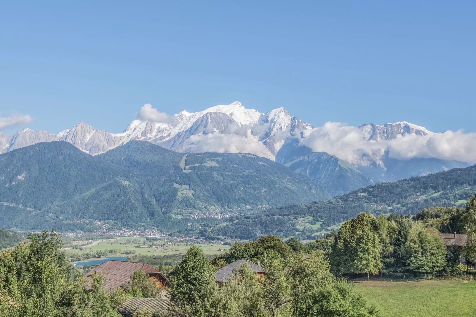 Le Mont Blanc - Les Traces-Gebieden zomer 5km