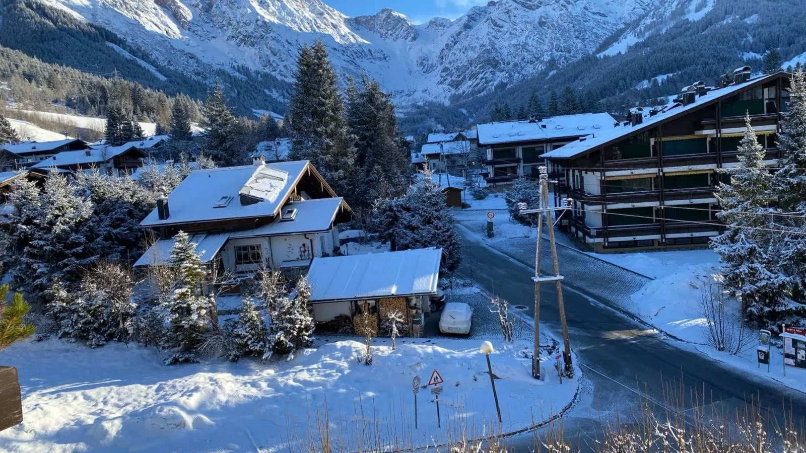 My Mountain next door-Uitzicht winter