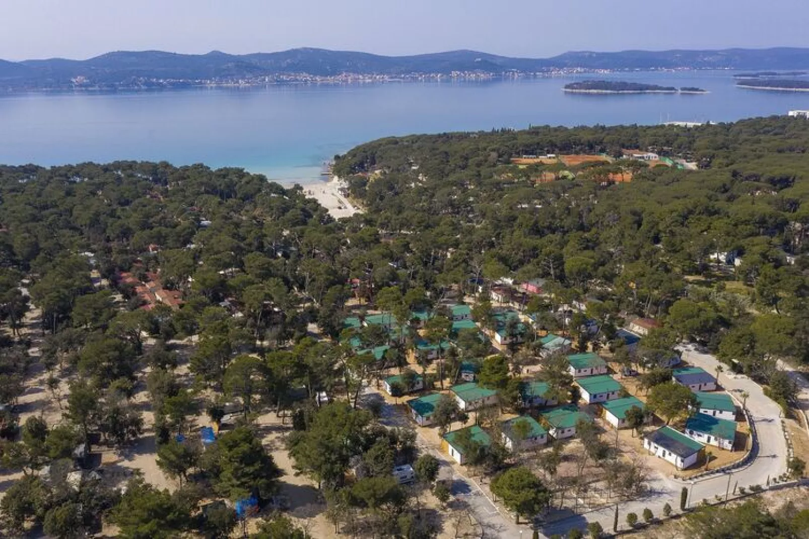 Mobile Homes Soline Biograd-Dalmatia Glamping Family Deluxe-Gebieden zomer 1km